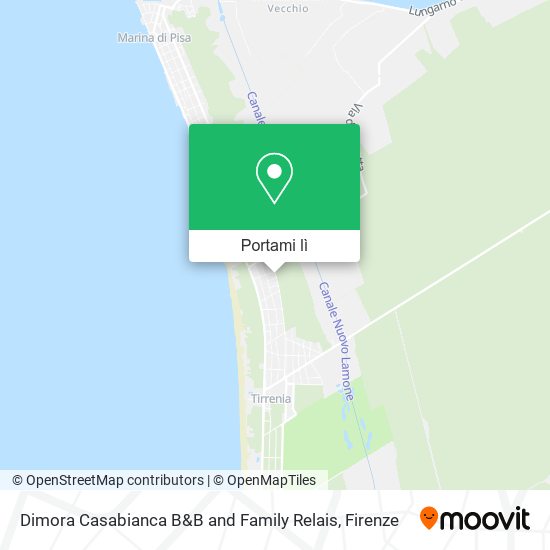 Mappa Dimora Casabianca B&B and Family Relais