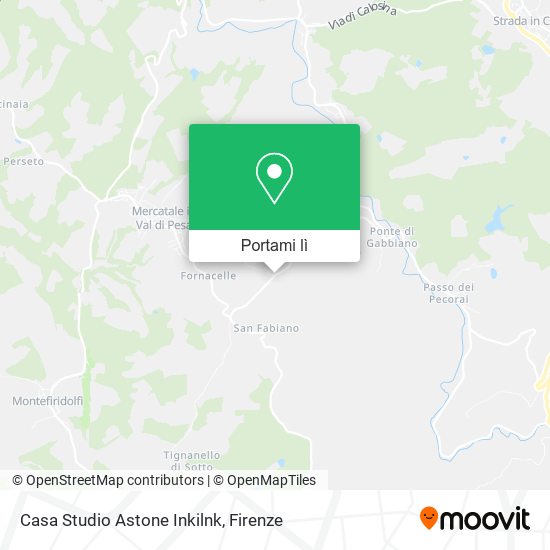 Mappa Casa Studio Astone Inkilnk