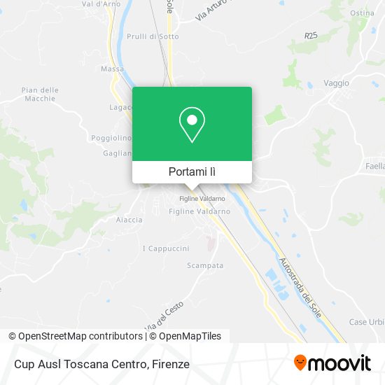 Mappa Cup Ausl Toscana Centro