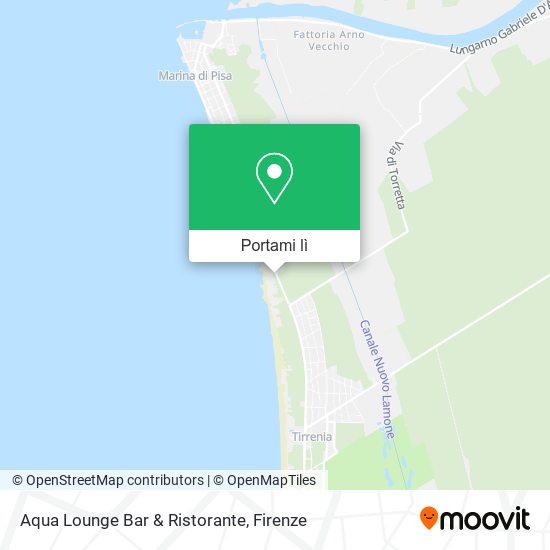 Mappa Aqua Lounge Bar & Ristorante