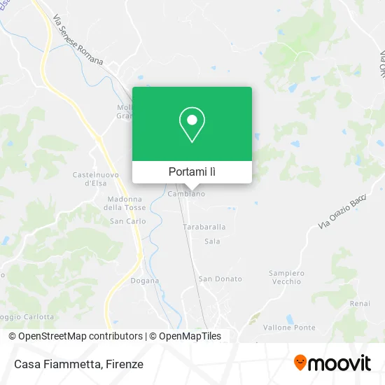Mappa Casa Fiammetta