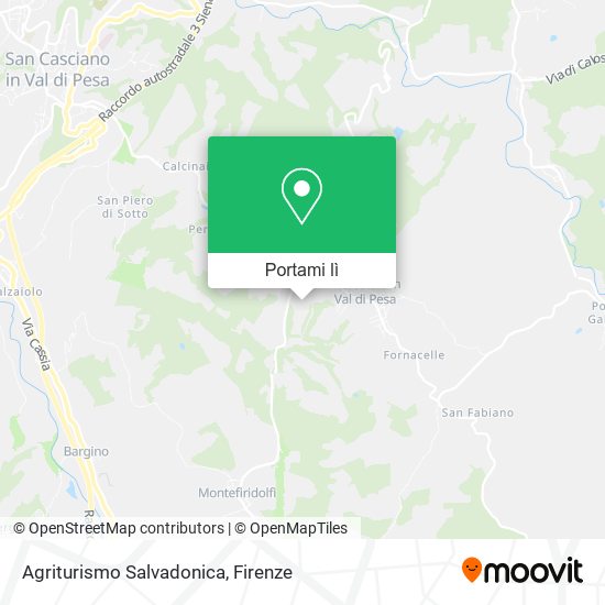 Mappa Agriturismo Salvadonica