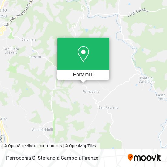 Mappa Parrocchia S. Stefano a Campoli