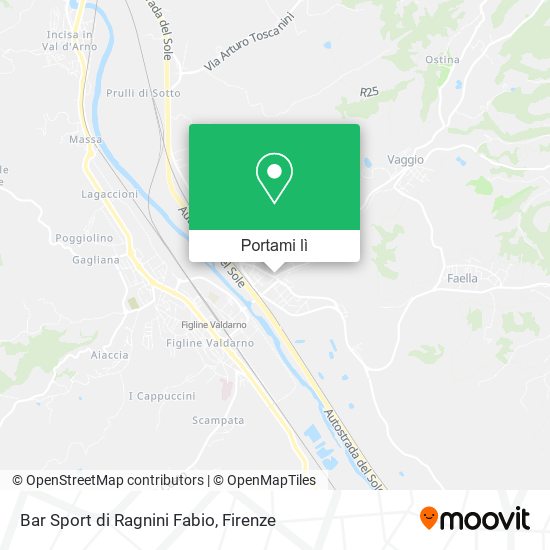 Mappa Bar Sport di Ragnini Fabio