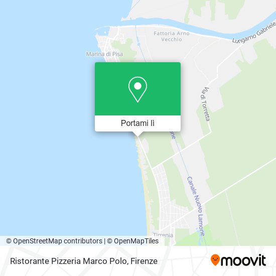 Mappa Ristorante Pizzeria Marco Polo