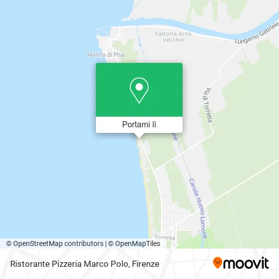 Mappa Ristorante Pizzeria Marco Polo