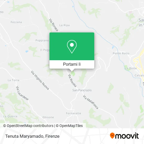 Mappa Tenuta Maryamado