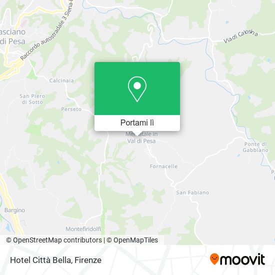 Mappa Hotel Città Bella