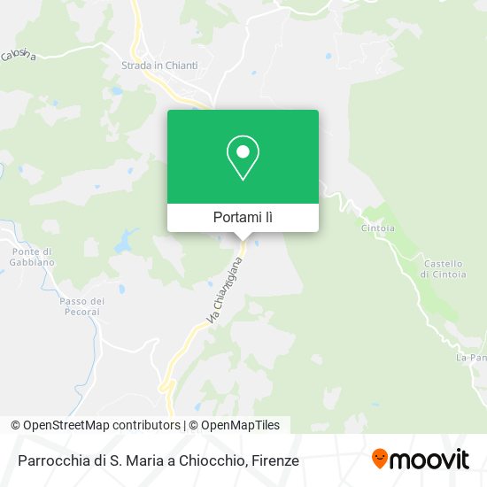 Mappa Parrocchia di S. Maria a Chiocchio