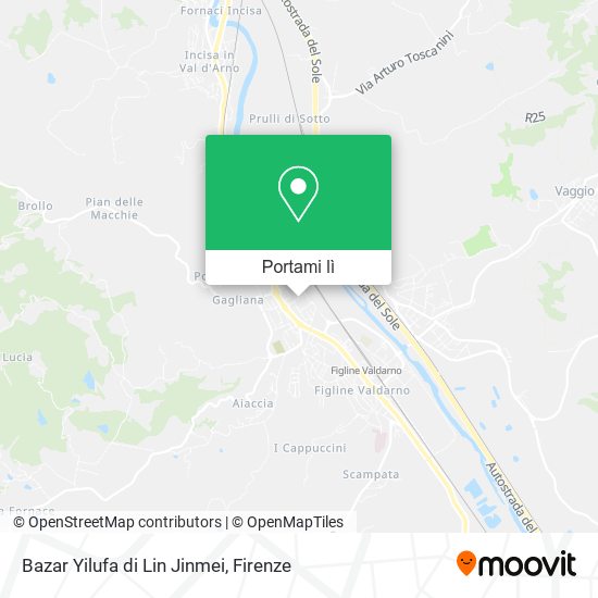 Mappa Bazar Yilufa di Lin Jinmei