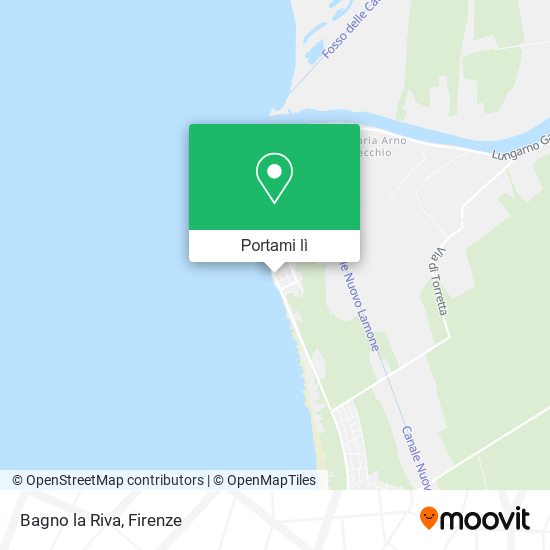 Mappa Bagno la Riva