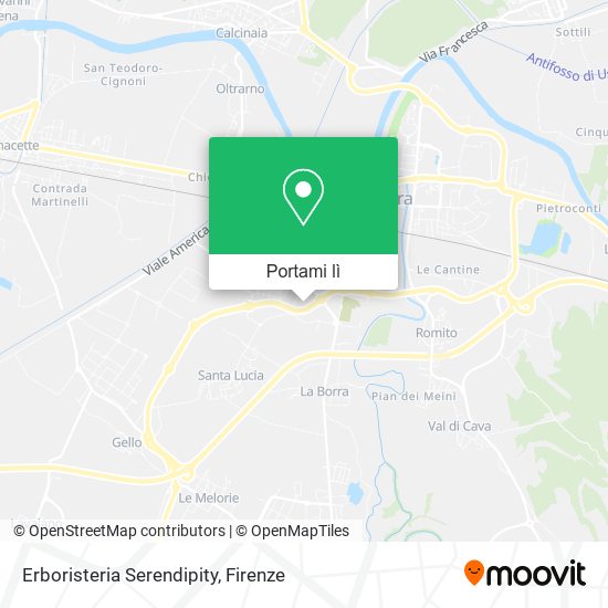 Mappa Erboristeria Serendipity