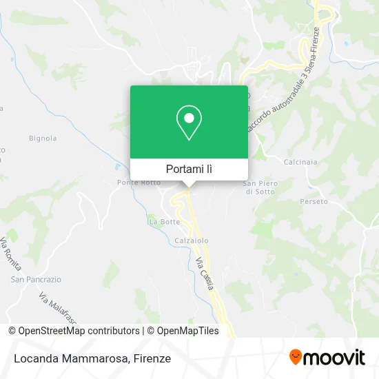 Mappa Locanda Mammarosa