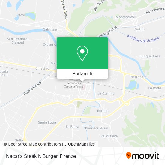 Mappa Nacar's Steak N'Burger