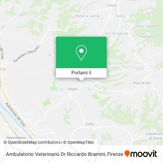 Mappa Ambulatorio Veterinario Dr Riccardo Bramini