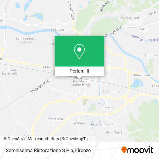 Mappa Serenissima Ristorazione S P a