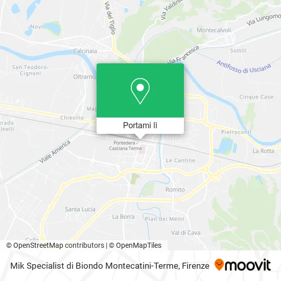 Mappa Mik Specialist di Biondo Montecatini-Terme