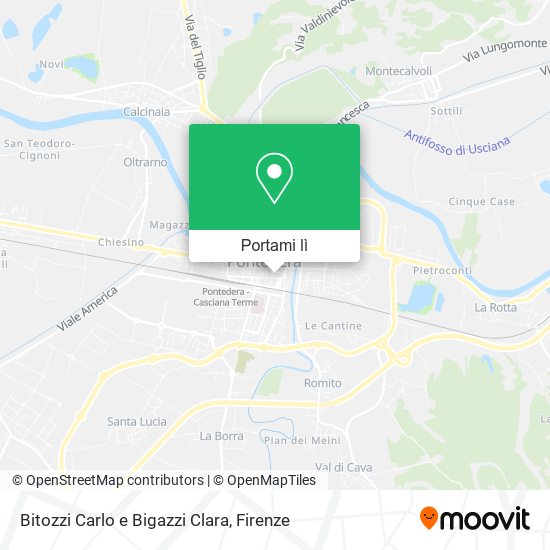 Mappa Bitozzi Carlo e Bigazzi Clara