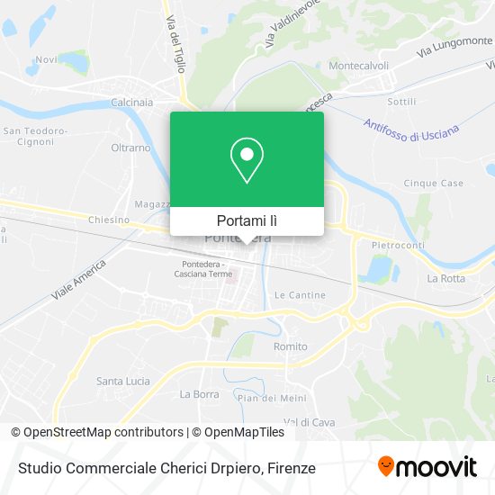 Mappa Studio Commerciale Cherici Drpiero