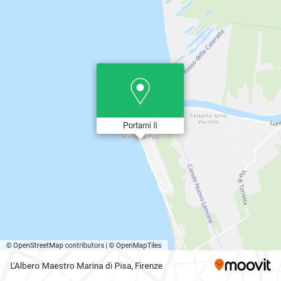 Mappa L'Albero Maestro Marina di Pisa