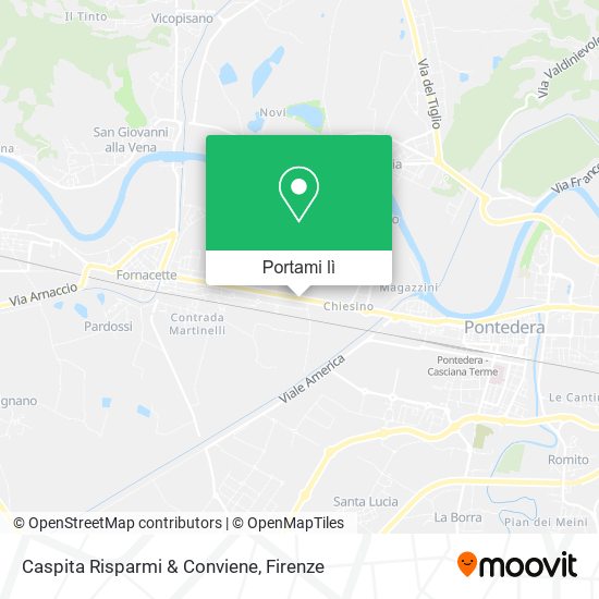 Mappa Caspita Risparmi & Conviene