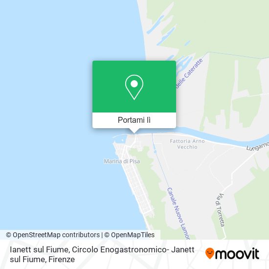 Mappa Ianett sul Fiume, Circolo Enogastronomico- Janett sul Fiume