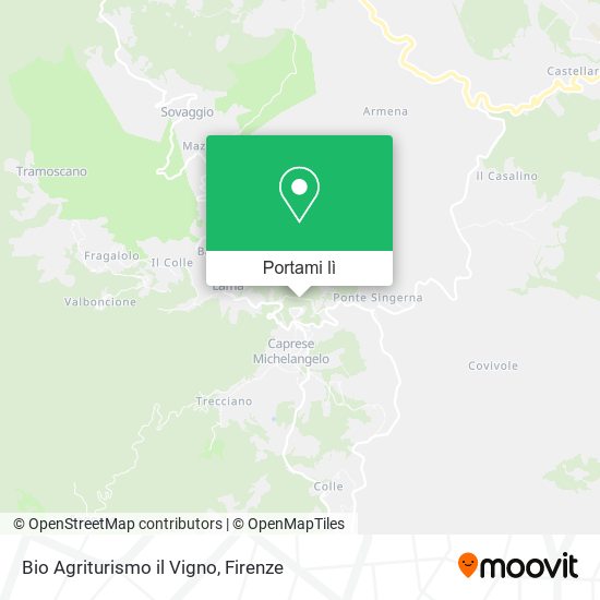 Mappa Bio Agriturismo il Vigno