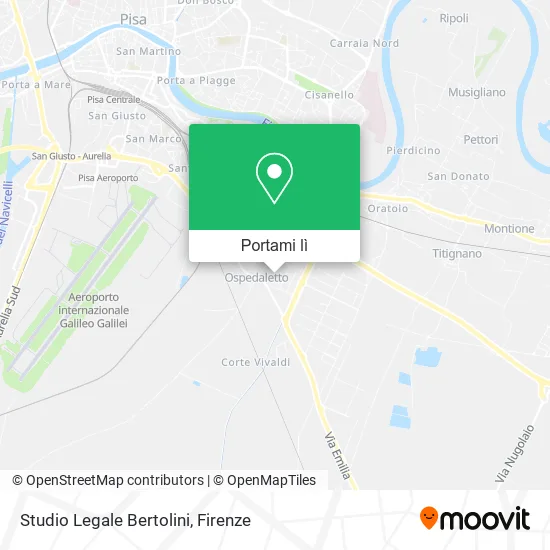 Mappa Studio Legale Bertolini