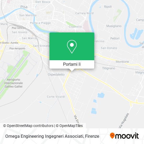 Mappa Omega Engineering Ingegneri Associati