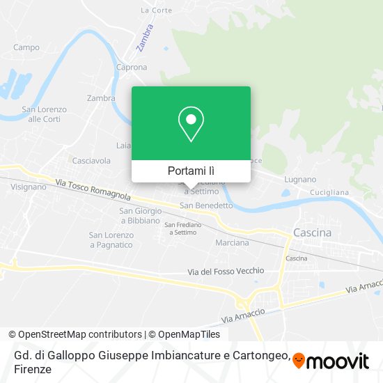 Mappa Gd. di Galloppo Giuseppe Imbiancature e Cartongeo