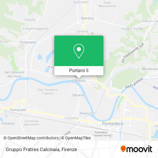 Mappa Gruppo Fratres Calcinaia