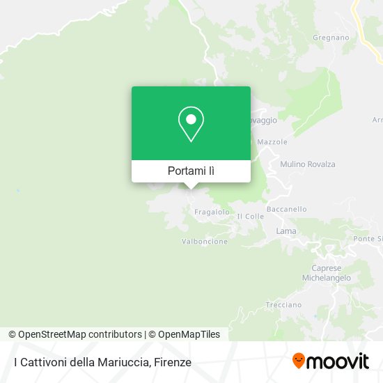 Mappa I Cattivoni della Mariuccia