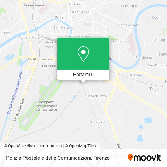Mappa Polizia Postale e delle Comunicazioni