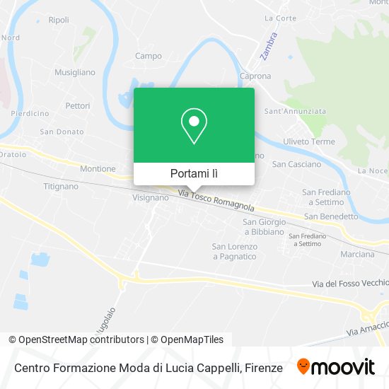 Mappa Centro Formazione Moda di Lucia Cappelli