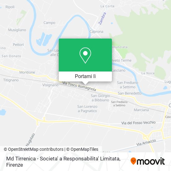 Mappa Md Tirrenica - Societa' a Responsabilita' Limitata