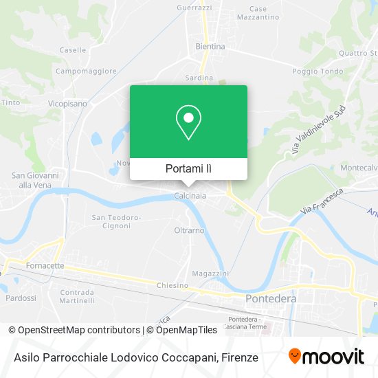 Mappa Asilo Parrocchiale Lodovico Coccapani