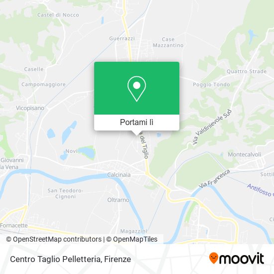 Mappa Centro Taglio Pelletteria