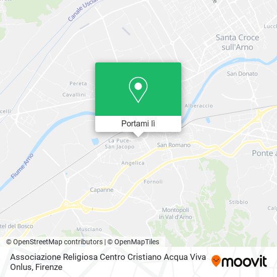 Mappa Associazione Religiosa Centro Cristiano Acqua Viva Onlus