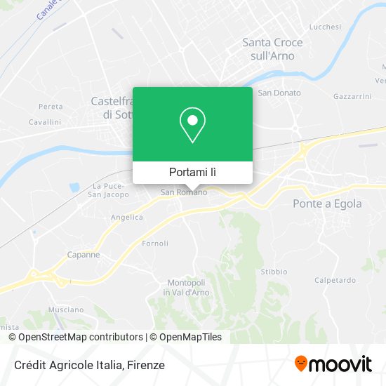 Mappa Crédit Agricole Italia