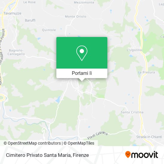 Mappa Cimitero Privato Santa Maria