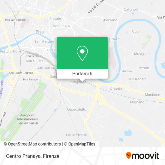 Mappa Centro Pranaya