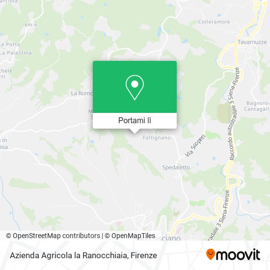 Mappa Azienda Agricola la Ranocchiaia