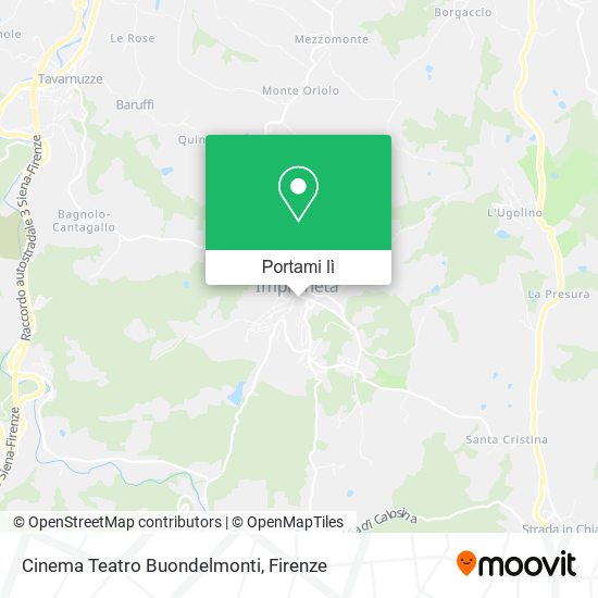 Mappa Cinema Teatro Buondelmonti