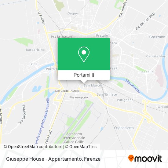 Mappa Giuseppe House - Appartamento