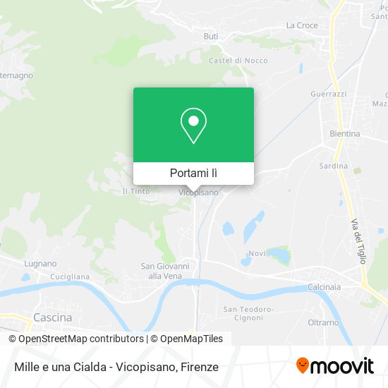 Mappa Mille e una Cialda - Vicopisano