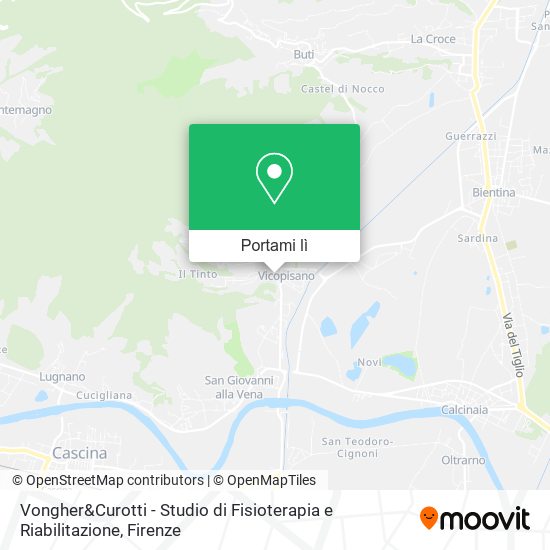 Mappa Vongher&Curotti - Studio di Fisioterapia e Riabilitazione