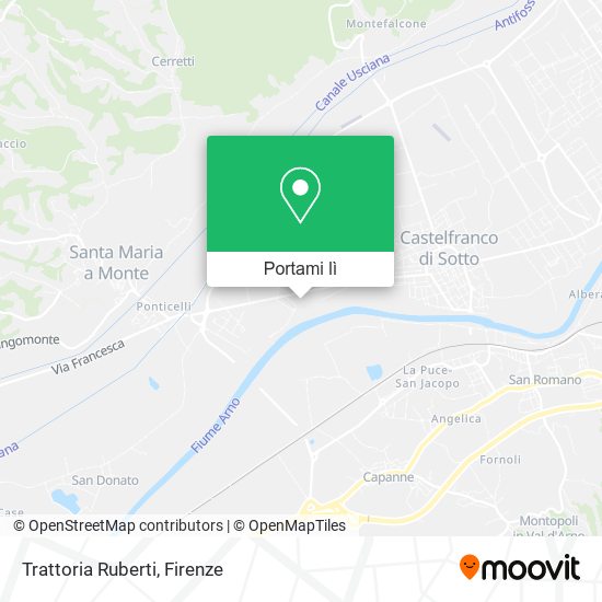 Mappa Trattoria Ruberti