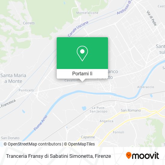Mappa Tranceria Fransy di Sabatini Simonetta