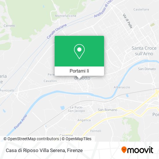 Mappa Casa di Riposo Villa Serena