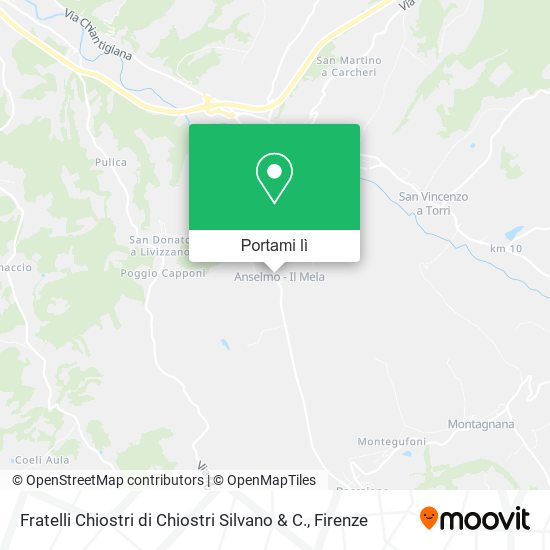Mappa Fratelli Chiostri di Chiostri Silvano & C.